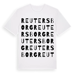 Reutersborg ordlek t-shirt – ekologisk bomull t-shirt från Pinshirt