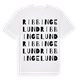 Ribbingelund ordlek t-shirt