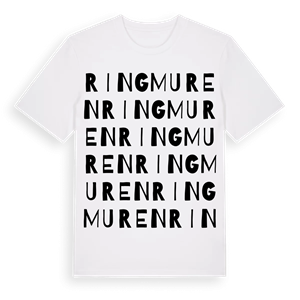 Ringmuren ordlek t-shirt – ekologisk bomull t-shirt från Pinshirt