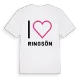 Jag älskar Ringsön t-shirt stort tryck