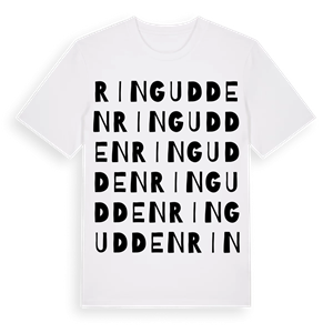 Ringudden ordlek t-shirt – ekologisk bomull t-shirt från Pinshirt