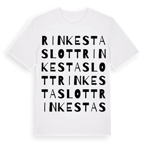 Rinkesta slott ordlek t-shirt – ekologisk bomull t-shirt från Pinshirt