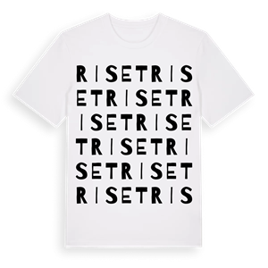 Riset ordlek t-shirt – ekologisk bomull t-shirt från Pinshirt