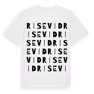 Risevid ordlek t-shirt – ekologisk bomull t-shirt från Pinshirt
