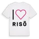 Jag älskar Risö t-shirt stort tryck