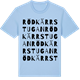 Blue Soul t-shirt med Rödkärrstugan ordlek t-shirt