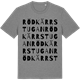 Mid Heather Gray t-shirt med Rödkärrstugan ordlek t-shirt
