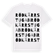 Rödkärrstugan ordlek t-shirt