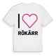 Jag älskar Rökärr t-shirt stort tryck