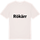 Vintage White t-shirt med Rökärr fetstil t-shirt