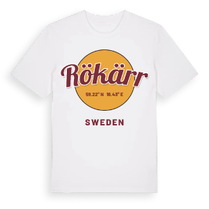 Rökärr cirkel t-shirt – ekologisk bomull t-shirt från Pinshirt