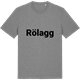 Mid Heather Gray t-shirt med Rölagg fetstil t-shirt