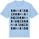 Blue Soul t-shirt med Romarängen ordlek t-shirt