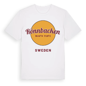Rönnbacken cirkel t-shirt – ekologisk bomull t-shirt från Pinshirt