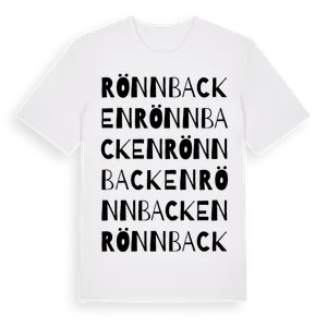 Rönnbacken ordlek t-shirt – ekologisk bomull t-shirt från Pinshirt