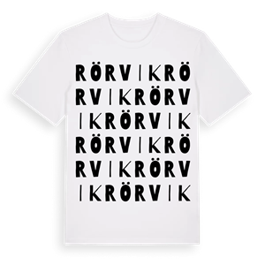 Rörvik ordlek t-shirt – ekologisk bomull t-shirt från Pinshirt