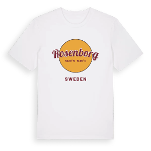 Rosenborg cirkel t-shirt – ekologisk bomull t-shirt från Pinshirt