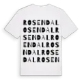 Rosendal ordlek t-shirt