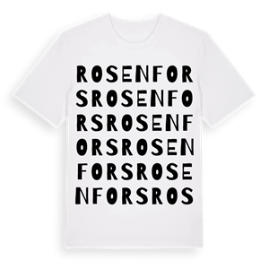 Rosenfors ordlek t-shirt – ekologisk bomull t-shirt från Pinshirt