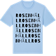 Blue Soul t-shirt med Rosenhäll ordlek t-shirt