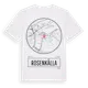 White t-shirt med Rosenkälla t-shirt
