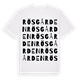 Rösgården ordlek t-shirt