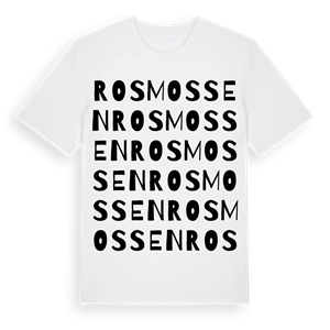 Rosmossen ordlek t-shirt – ekologisk bomull t-shirt från Pinshirt