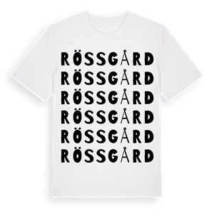 Rössgård ordlek t-shirt – ekologisk bomull t-shirt från Pinshirt