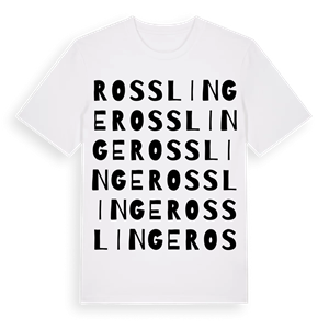 Rosslinge ordlek t-shirt – ekologisk bomull t-shirt från Pinshirt