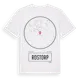 White t-shirt med Rostorp t-shirt