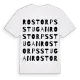 Rostorpsstugan ordlek t-shirt