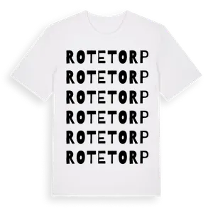 Rotetorp ordlek t-shirt – ekologisk bomull t-shirt från Pinshirt