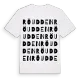 Röudden ordlek t-shirt