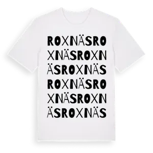 Roxnäs ordlek t-shirt – ekologisk bomull t-shirt från Pinshirt