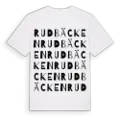 Rudbäcken ordlek t-shirt