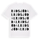 Rudsjödal ordlek t-shirt