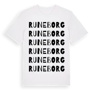 Runeborg ordlek t-shirt – ekologisk bomull t-shirt från Pinshirt