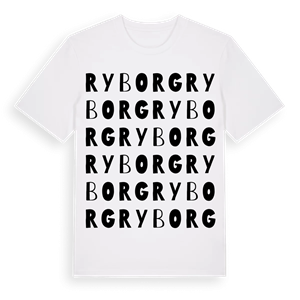 Ryborg ordlek t-shirt – ekologisk bomull t-shirt från Pinshirt