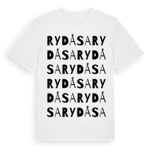 Rydåsa ordlek t-shirt – ekologisk bomull t-shirt från Pinshirt