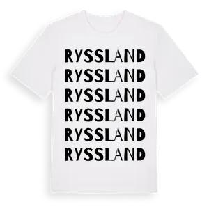 Ryssland ordlek t-shirt – ekologisk bomull t-shirt från Pinshirt
