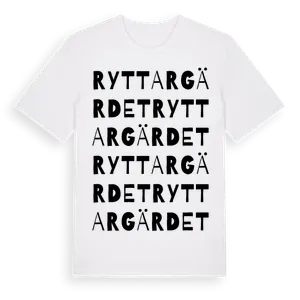Ryttargärdet ordlek t-shirt – ekologisk bomull t-shirt från Pinshirt