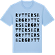 Blue Soul t-shirt med Ryttersberg ordlek t-shirt