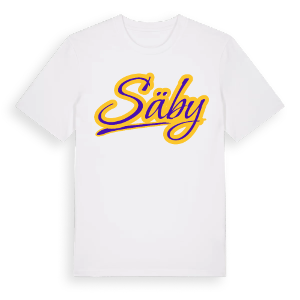 Säby baseball t-shirt – ekologisk bomull t-shirt från Pinshirt