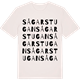 Vintage White t-shirt med Sågarstugan ordlek t-shirt