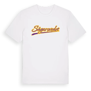 Sågarsvedet baseball t-shirt – ekologisk bomull t-shirt från Pinshirt
