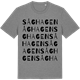 Mid Heather Gray t-shirt med Såghagen ordlek t-shirt