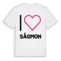 Jag älskar Sågmon t-shirt stort tryck
