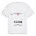 Sågmon karta t-shirt