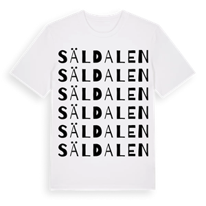 Säldalen ordlek t-shirt – ekologisk bomull t-shirt från Pinshirt