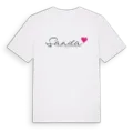 Sanda hjärta t-shirt